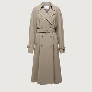 NWT Oak + fort OVERSIZED TRENCH COAT - Brindle in XXS - never worn, still tagged